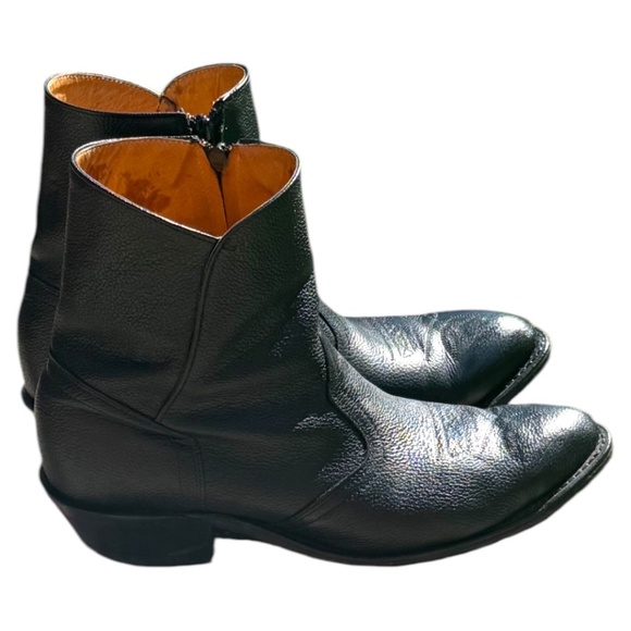 1863  boulet boots  - leather - Picture 1 of 10